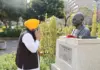 CM Begins His Japan Tour, Pays Floral Tribute to Mahatma Gandhi at Edogawa Gandhi Park Bhagwant Mann