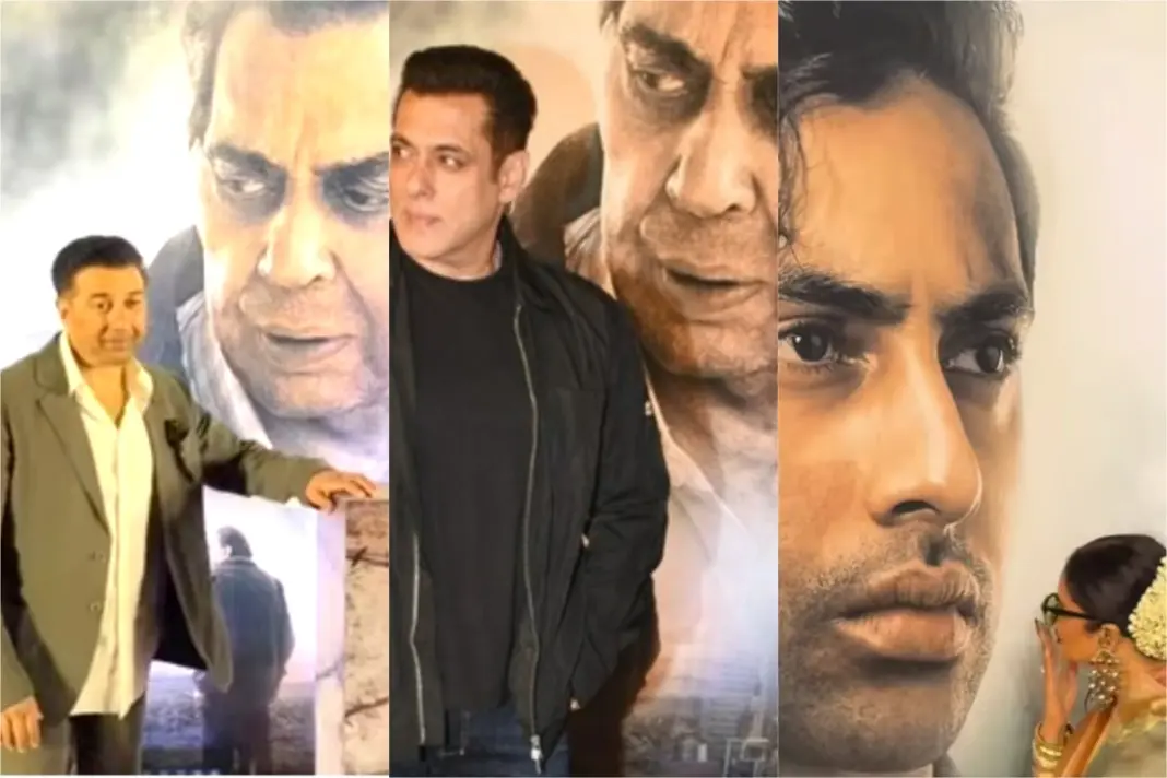 Ikkis Screening Sunny Deol Salman Khan and Rekha