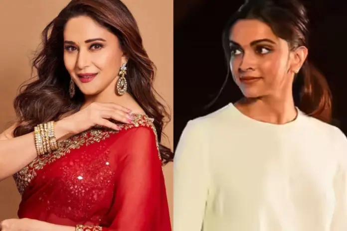 Madhuri Dixit and Deepika Padukone