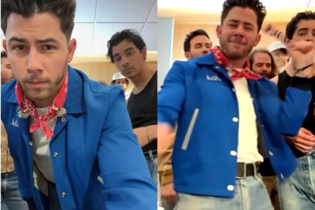 Nick Jonas grooves to Priyanka Chopra's Mujhse Shaadi Karogi