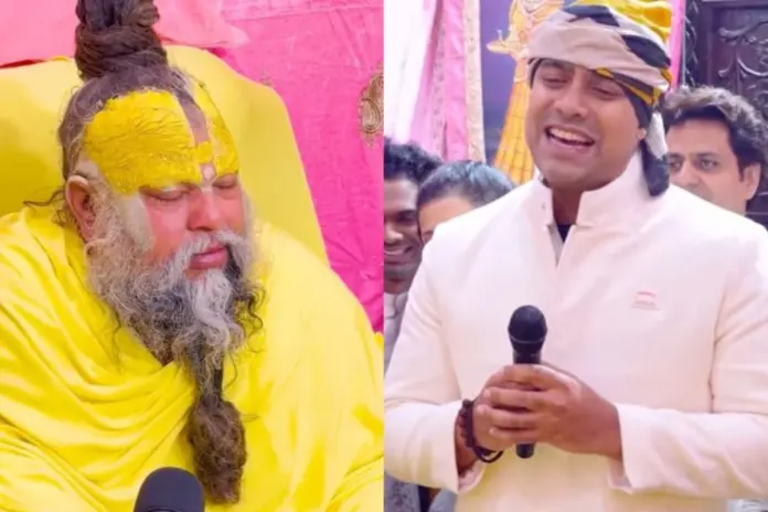 Premanand Ji Maharaj Viral Video with Jubin Nautiyal Premanand Ji Maharaj Viral Video with Jubin Nautiyal