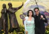 Shah Rukh Khan and Kajol Unveil Bronze DDLJ Statue in London to Celebrate 30th Anniversary of the Iconic Movie, The Old Nostalgic recreates Shah Rukh Khan and Kajol