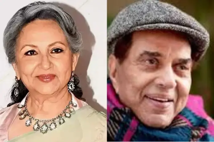 Sharmila Tagore and Dharmendra Sharmila Tagore and Dharmendra