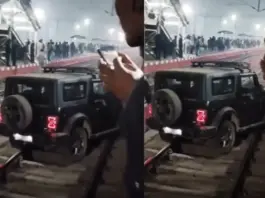 Viral Video: After Creating Ruckus On Roads, Mahindra Thar Seen Running On Railway Track, Netizen Says ‘How Did It….’ Viral Video