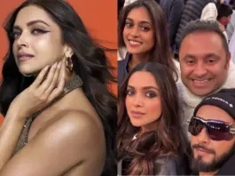 Deepika Padukone and Ranveer Singh with fans