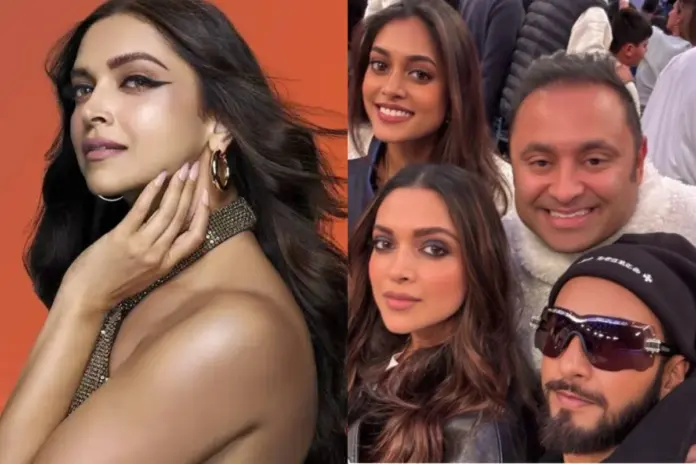 Deepika Padukone and Ranveer Singh with fans
