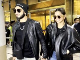 ‘Dhurandhar’ Ranveer Singh Walks Hand-In-Hand With Deepika Padukone On Airport, Protects Baby Dua From Crowd – WATCH Videos! Dhurandhar Ranveer Singh and Wife Deepika Padukone at airport