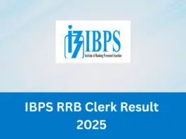 IBPS- RRB- Clerk- Prelims- Result -2025
