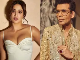 Janhvi Kapoor and Karan Johar