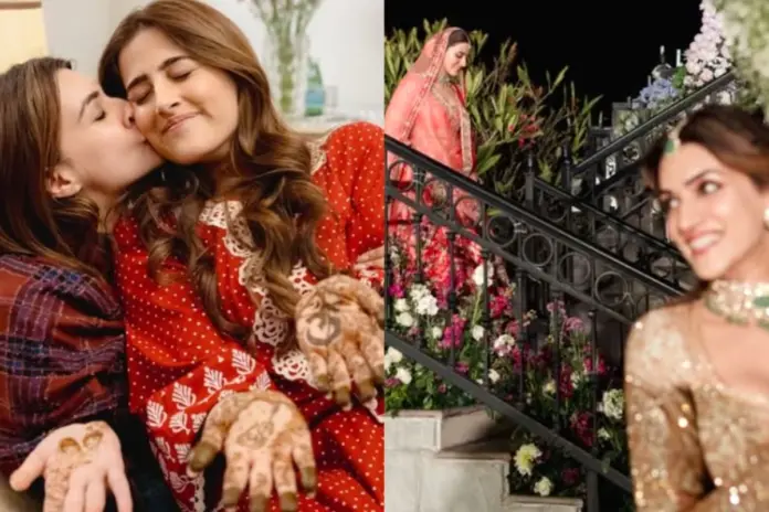 Kriti Sanon shares new photos from Nupur Sanon and Stebin Ben's Wedding