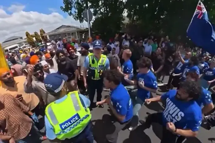 New Zealand Sikh Procession Disruption