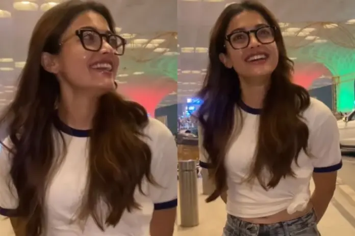Rashmika Mandanna Blushes When Paps Ask About Wedding With Vijay Deverakonda Rashmika Mandanna Blushes When Paps Ask About Wedding With Vijay Deverakonda
