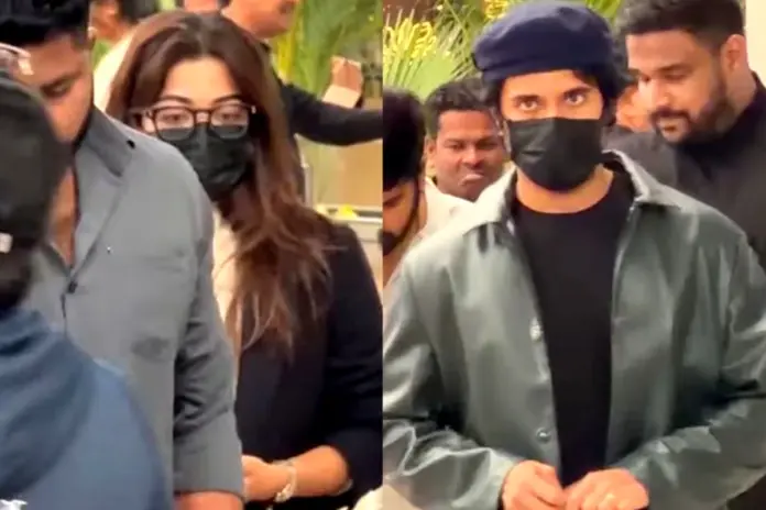 Rashmika Mandanna and Vijay Deverakonda return from Italy