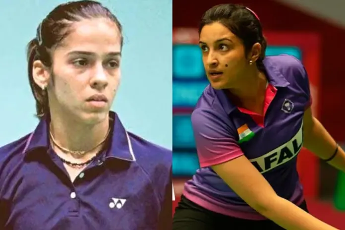 Saina Nehwal and Parineeti Chopra