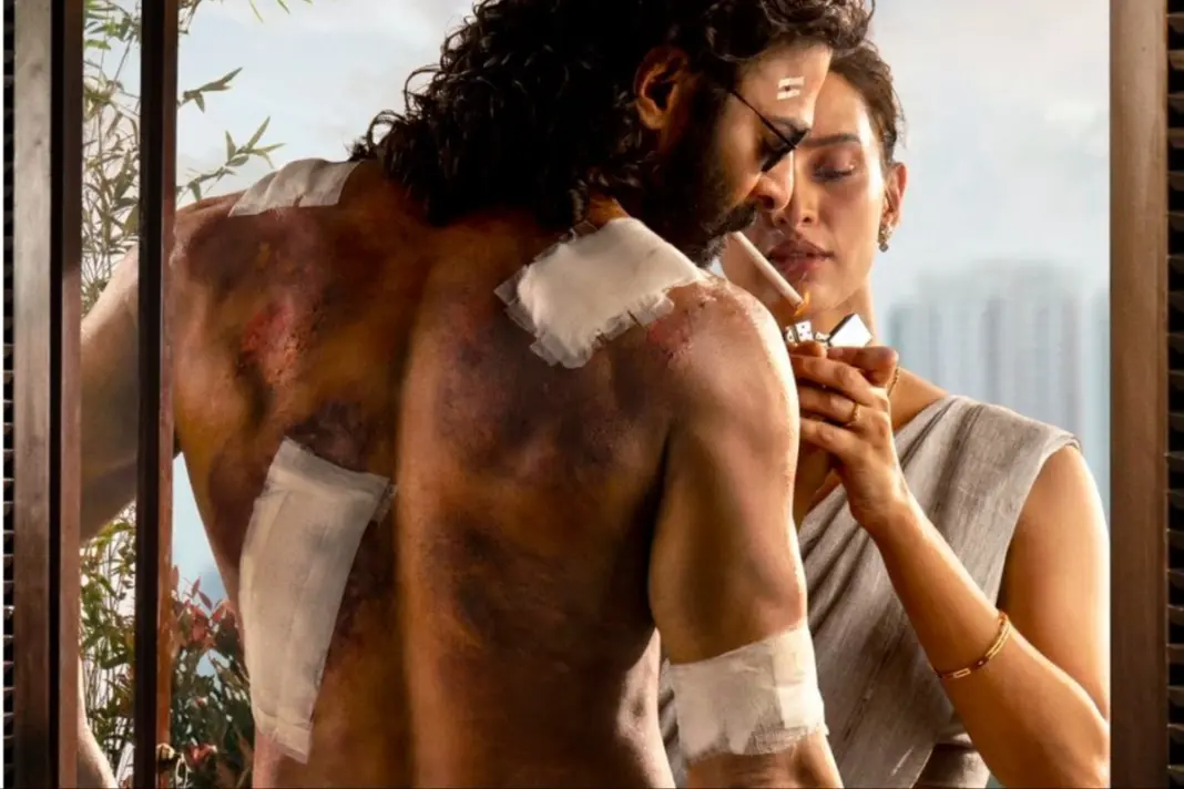 Spirit Poster - Prabhas and Triptii Dimri