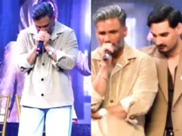 Suniel Shetty Cries For Ahan Shetty at Border 2 song launch