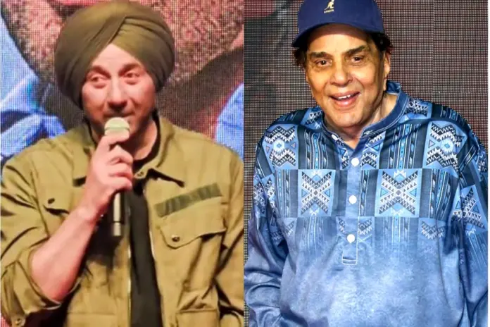 Sunny Deol Remembers Dharmendra at Border 2 song launch in jaisalmer Sunny Deol Remembers Dharmendra at Border 2 song launch in jaisalmer