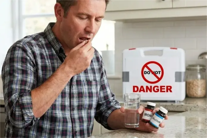 Taking Iron and Calcium Tablets together ruins absorption