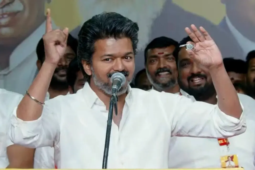 Thalapathy Vijay Unveils TVK Symbol Amid Jana Nayagan Delay