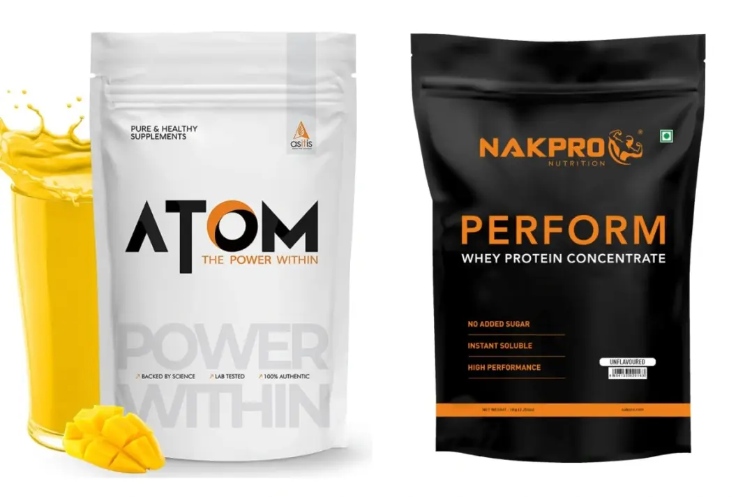Whey Protein Test ASITIS Atom and Nakpro Perform