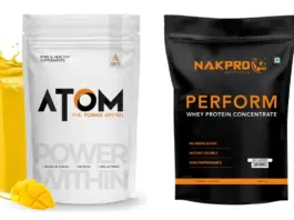Whey Protein Test ASITIS Atom and Nakpro Perform