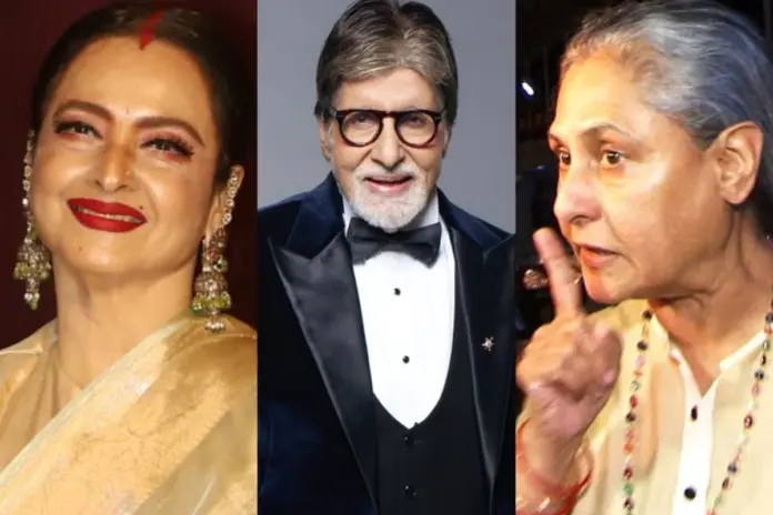 Amitabh Bachchan, Jaya Bachchan, Rekha Amitabh Bachchan, Jaya Bachchan, Rekha