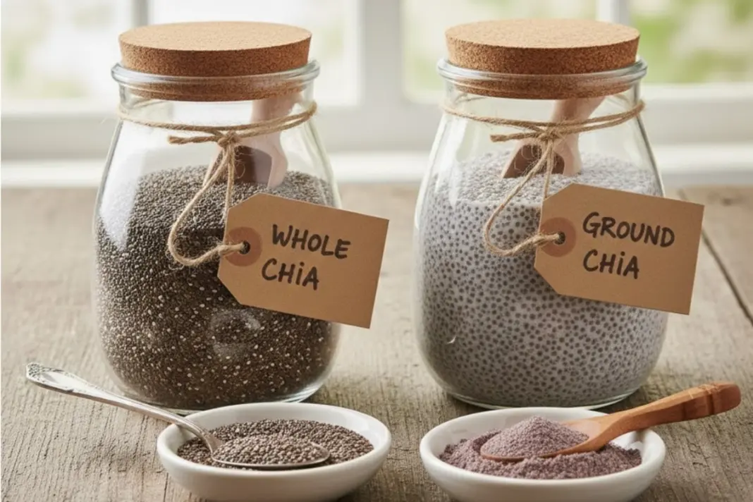 Chia Seeds Benefits - Whole Seeds vs Ground Chia for gut health and more
