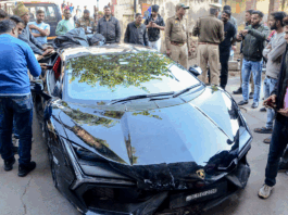 Kanpur Lamborghini Accident