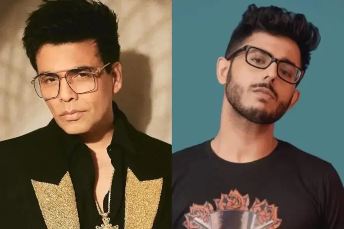 Karan Johar and Carry Minati