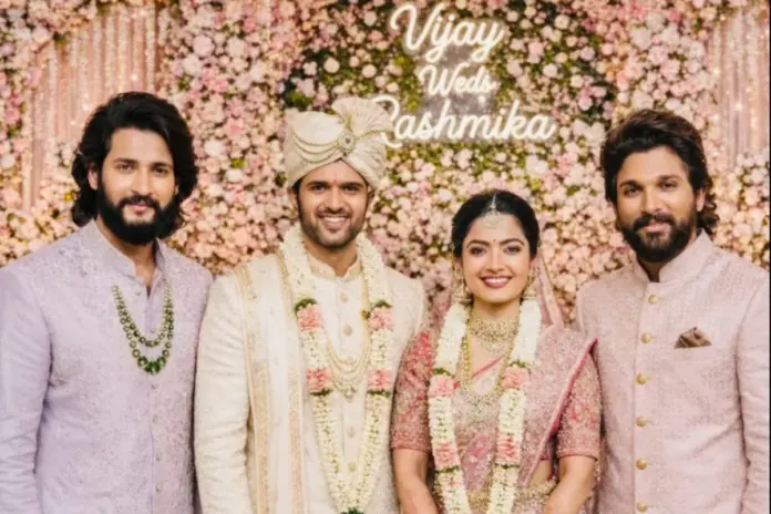 Rashmika Mandanna Vijay Deverakonda are married, viral photo with Allu Arjun and Mahesh Babu is fake