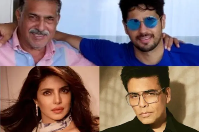 Sunil Malhotra Death - Sidharth Malhotra pays tribute, Priyanka Chopra, Karan Johar and others react