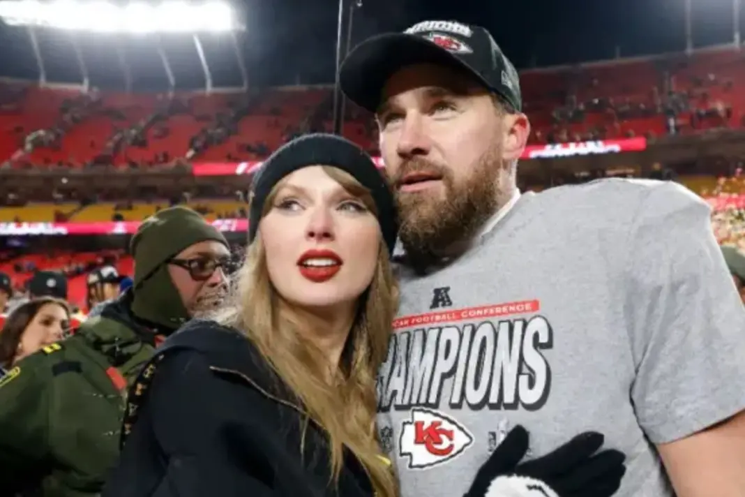 Taylor Swift and Travis Kelce