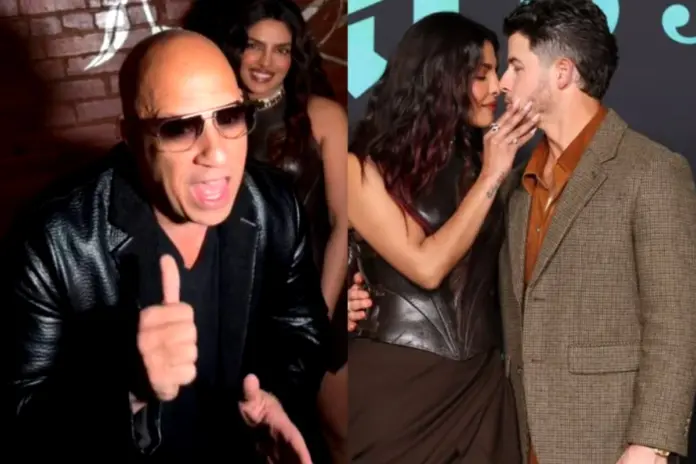 Vin Diesel Praises Priyanka Chopra At The Bluff Premiere, Nick Jonas kisses her Vin Diesel Praises Priyanka Chopra At The Bluff Premiere, Nick Jonas kisses her