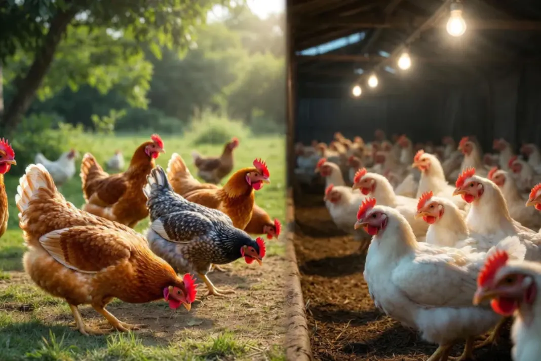 Broiler vs Desi Chicken