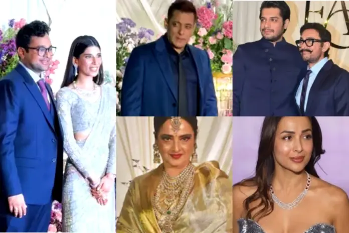 Eesha Barjatya Wedding Reception Salman Khan, Aamir Khan, Rekha, Malaika Arora and others attend