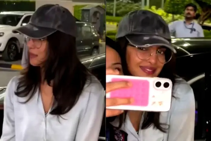 Priyanka Chopra Viral Video at Delhi Airport