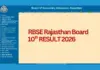 Relief, Excitement and Emotional Moment for Lakhs of Students Across Rajasthan, RBSE Board 10th Result 2026 Declared RBSE- Board- 10th- Result- 2026