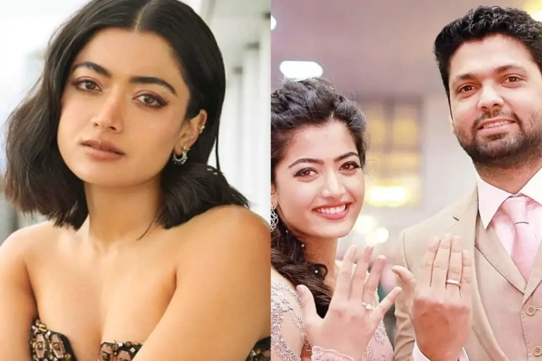 Rashmika Mandanna and Rakshit shetty