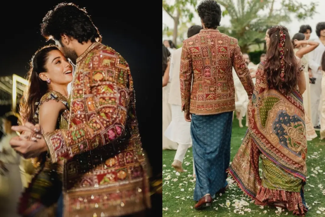 Rashmika Mandanna and Vijay Deverakonda Pradhanam aand Mehendi ceremony