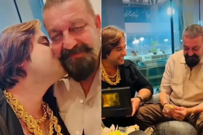 Sanjay Dutt Viral Video With Pakistani Influencer Kashif Zameer