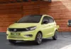 Small Car, Big Upgrade! Tata Tiago EV Facelift Expected With Modern Interior, Touchscreen System and Smart Connectivity Tata- Tiago- EV- Facelift