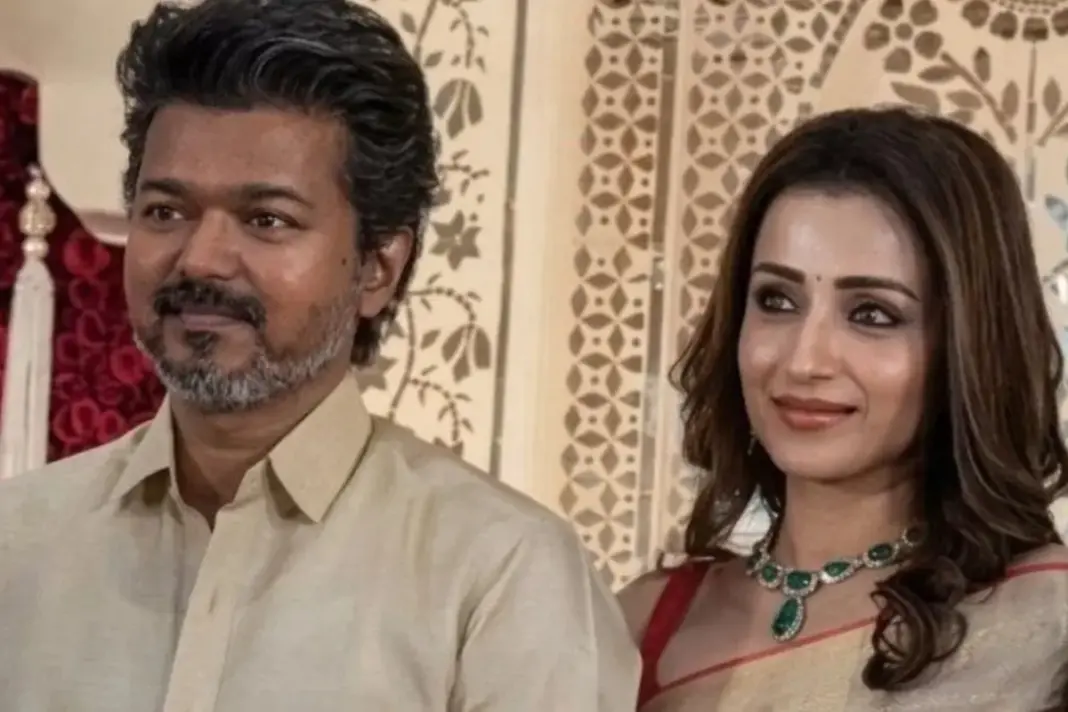 Thalapathy Vijay and Trisha Krishnan