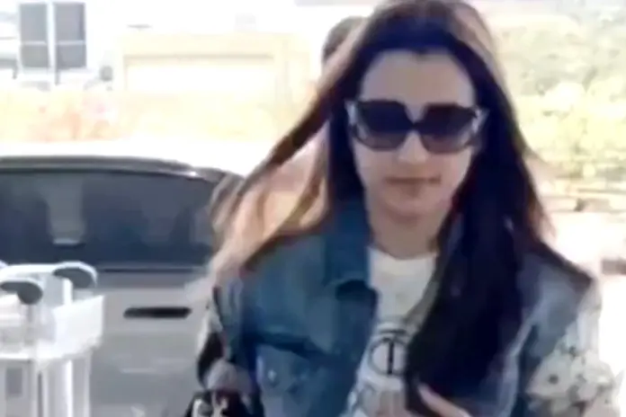 Trisha Krishnan Viral Video avoiding paps after question on Thalapathy Vijay at Chennai airport