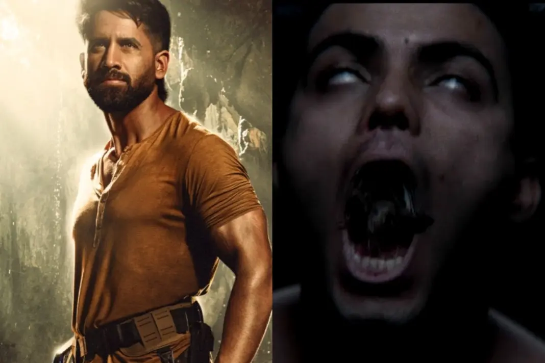 Vrushakarma Glimpse Naga Chaitanya and Sparsh Shrivastava