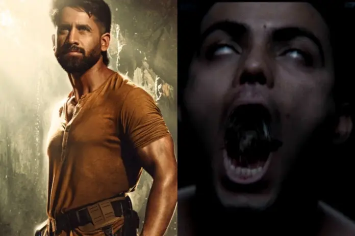Vrushakarma Glimpse Naga Chaitanya and Sparsh Shrivastava Vrushakarma Glimpse Naga Chaitanya and Sparsh Shrivastava