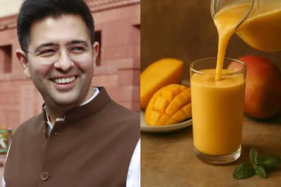 Healthy Mango Shake with Almond Raghav Chadha