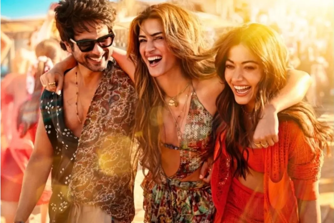 Jab Talak First look Cocktail 2 Shahid Kapoor Kriti Sanon and Rashmika Mandanna