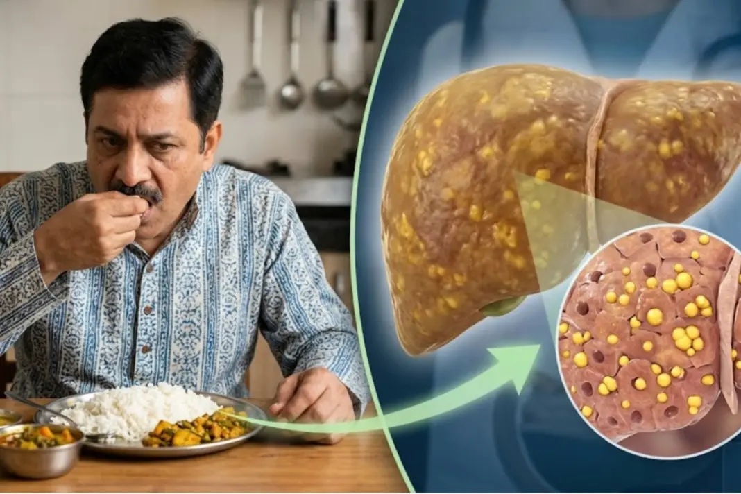 Overeating Rice Causes Fatty Liver