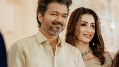 Trisha Krishnan and Thalapathy Vijay