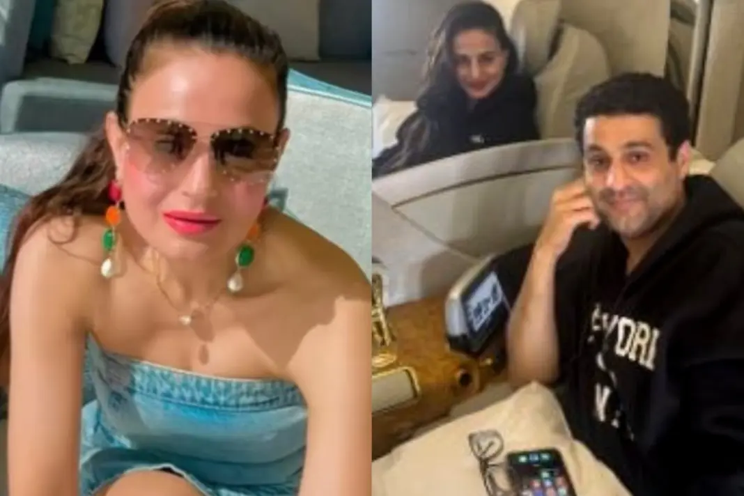 Ameesha Patel Returns To Mumbai after being stuck in Mascot